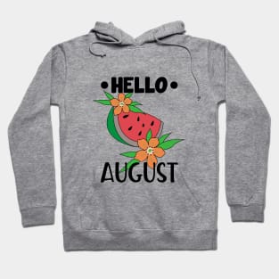 HELLO AUGUST T-SHIRT SUMMER T-SHIRT Hoodie